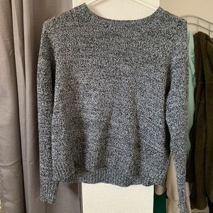 Black and white sweater